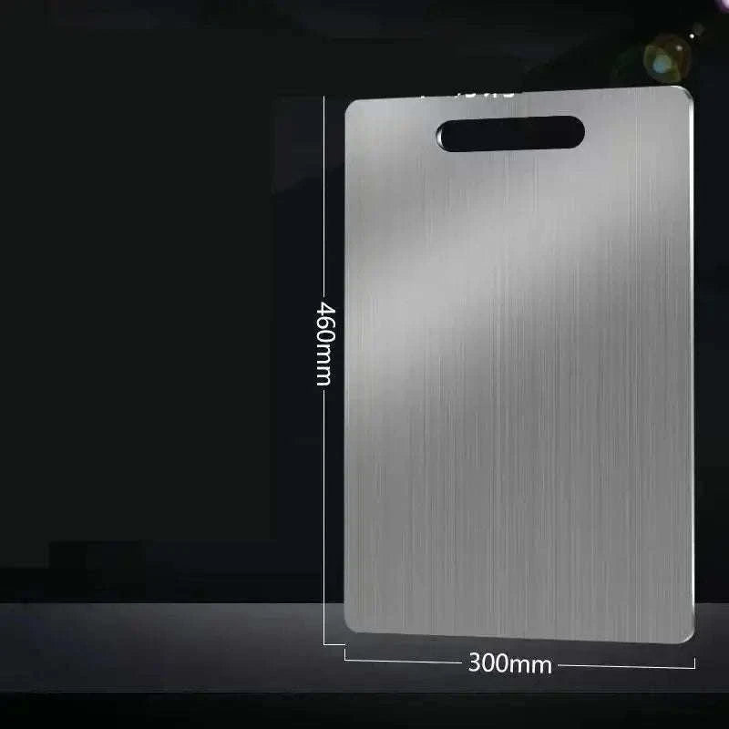 Stainless Steel Cutting Board – Hygienic, Durable, Double‑Sided Prep Surface-24x15cm