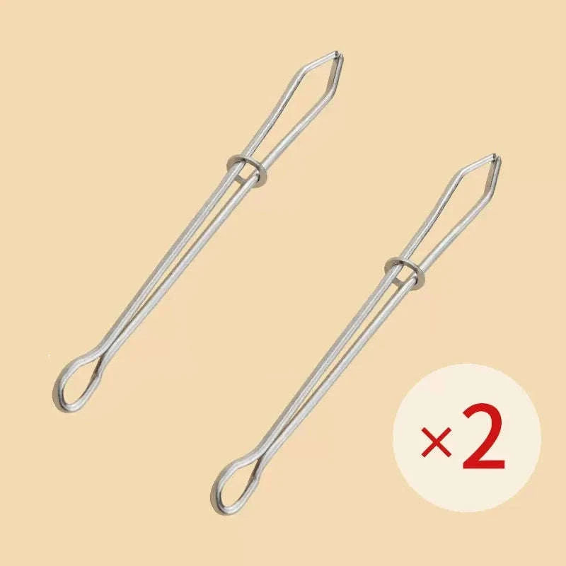Stainless Steel Elastic Band Threading Tool-2pcs