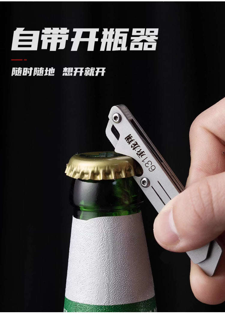 Stainless Steel Fast-Open Mini Scalpel Bottle Opener Knife-ONLY 10 BLADES-12
