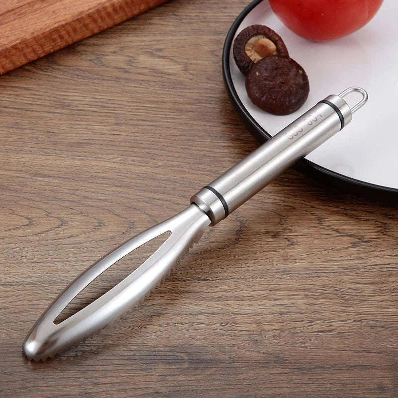 Stainless Steel Fish Scale Scraper for Cleaner, Faster Prep-Fish scale scraping