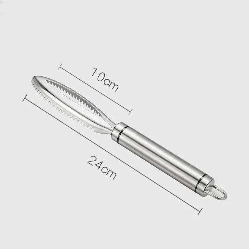 Stainless Steel Fish Scale Scraper for Cleaner, Faster Prep-Fish scale scraping
