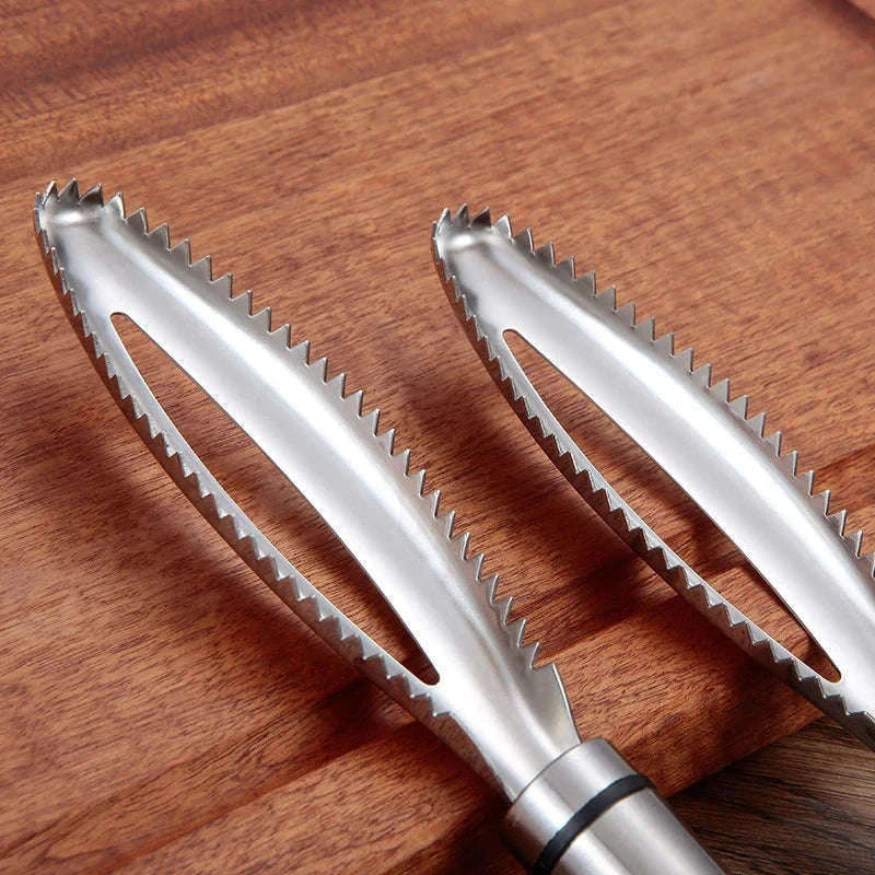 Stainless Steel Fish Scale Scraper for Cleaner, Faster Prep-Fish scale scraping