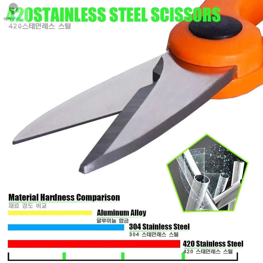 Stainless Steel Fishing Scissors with Tungsten Blades-C