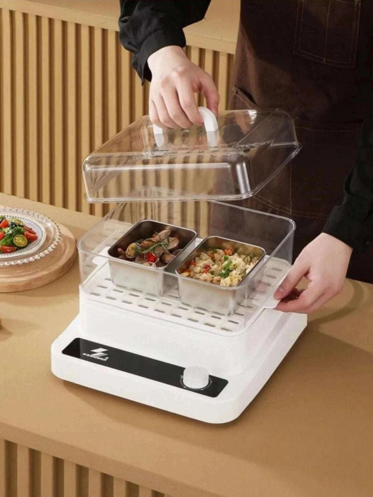 Stainless Steel Fresh-Keeping Box with Sealed Lid-3pcs