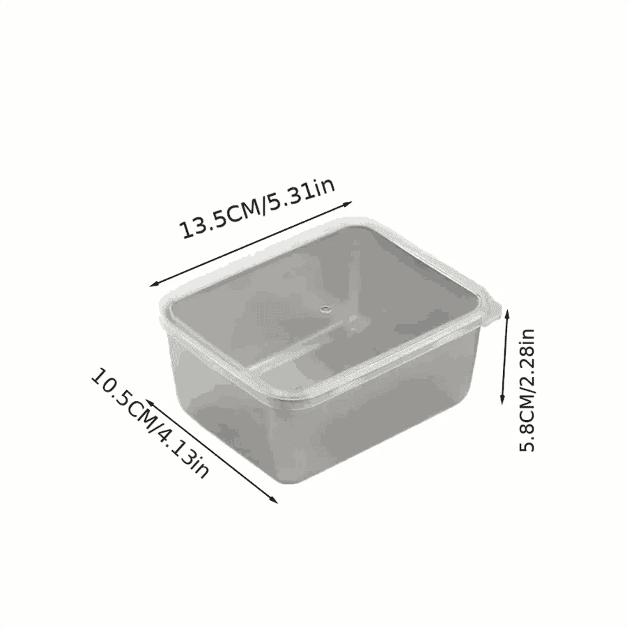 Stainless Steel Fresh-Keeping Box with Sealed Lid-3pcs