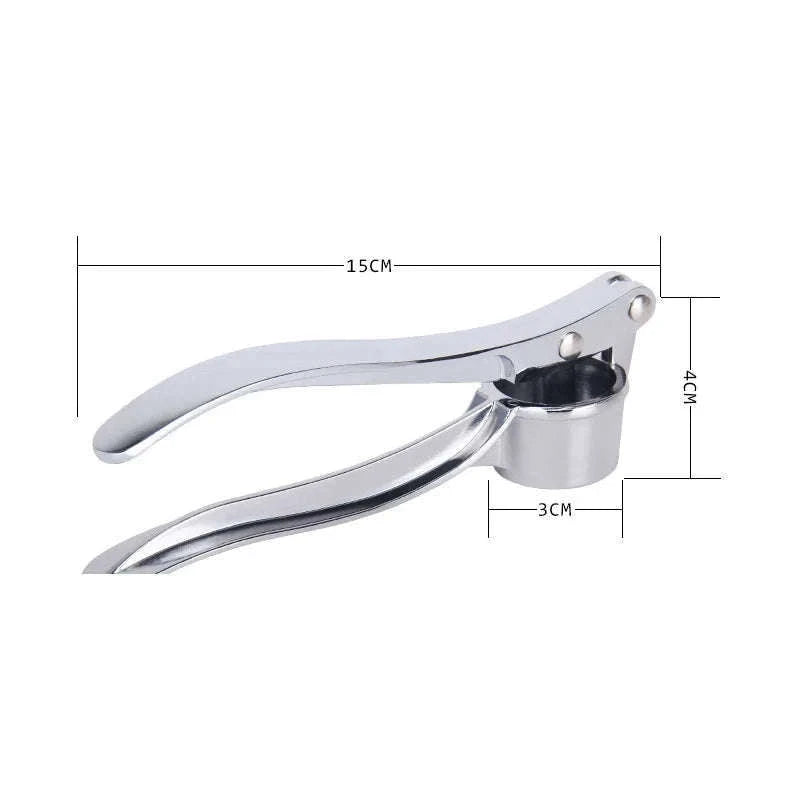 Stainless Steel Garlic Press Crusher for Fast, Clean Prep-A