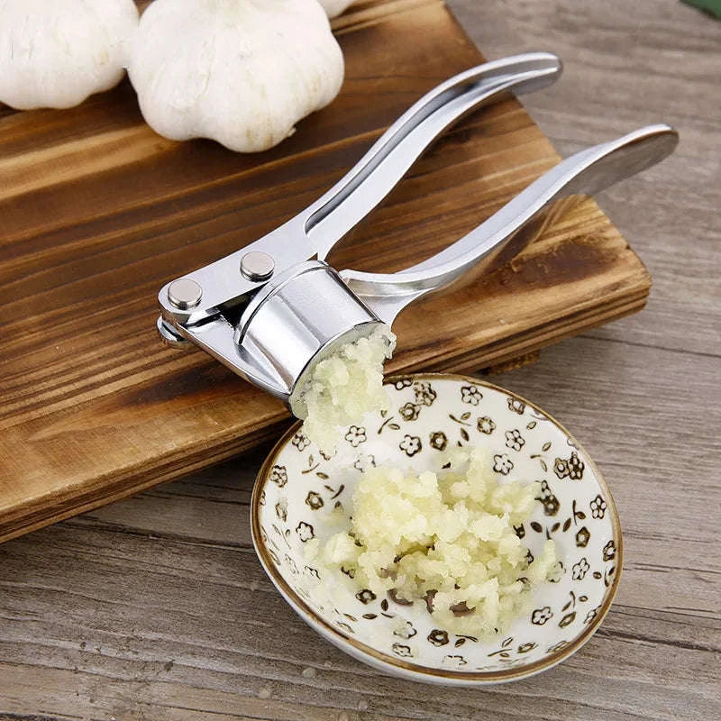 Stainless Steel Garlic Press Crusher Mincer-A