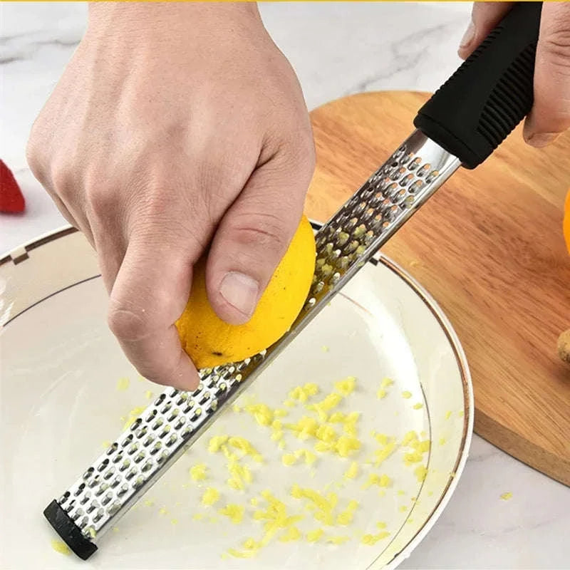 Stainless Steel Grater for Effortless Kitchen Prep-silver