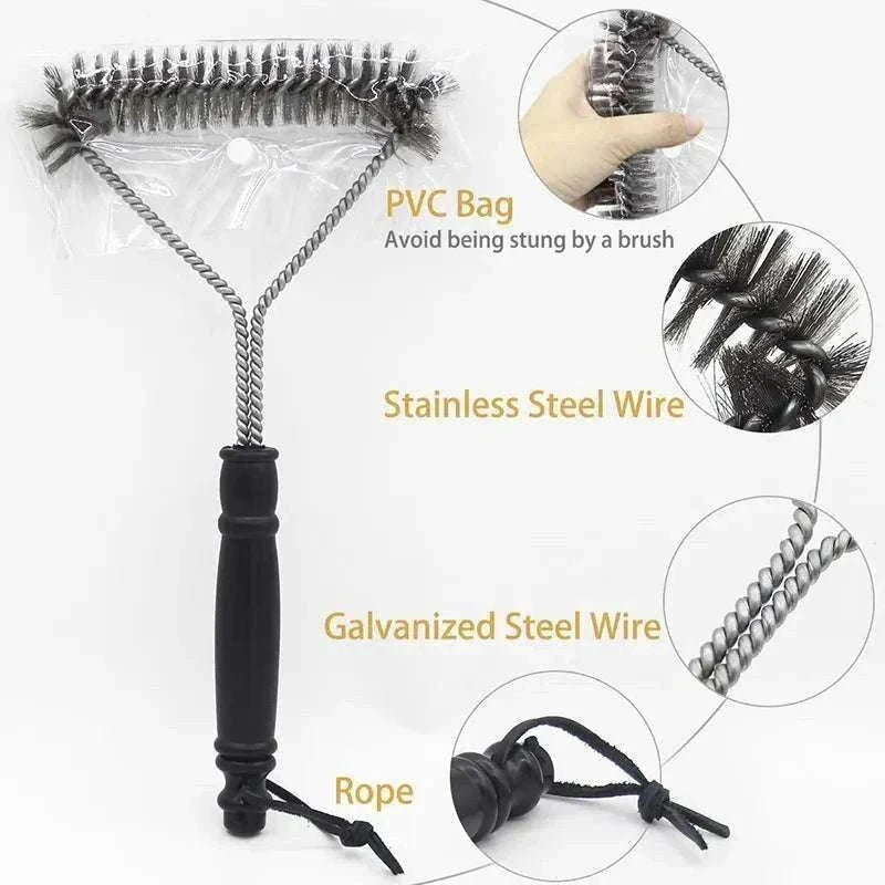 Stainless Steel Grill Cleaning Brush for Faster Grill Cleanup-01