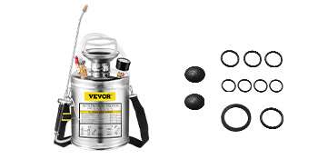 Stainless Steel Hand Pump Sprayer 4–12L Garden & Cleaning Tool-8L 2Gal / CZECH REPUBLIC