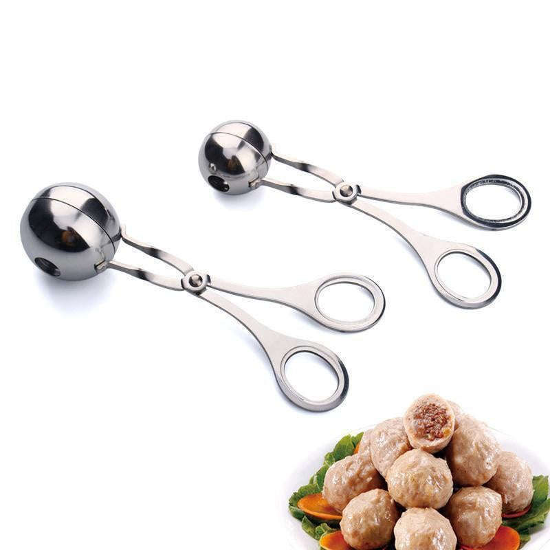 Stainless Steel Meat Ball Maker Tool for Easy Round Meatballs & Rice Balls-S