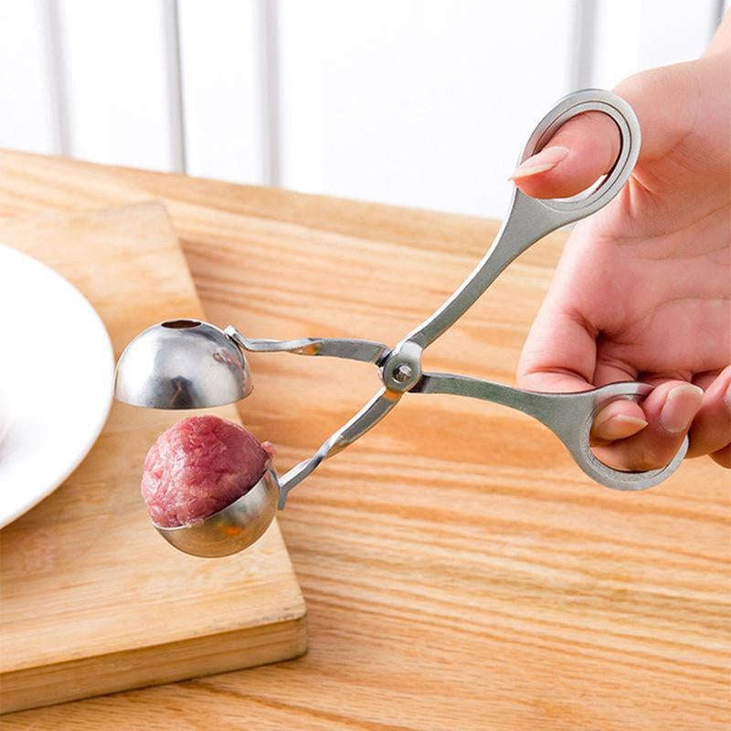 Stainless Steel Meat Ball Maker Tool for Easy Round Meatballs & Rice Balls-S