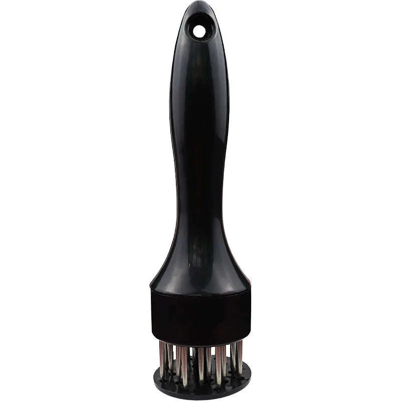 Stainless Steel Meat Tenderizer Hammer and Needle Tool-Black