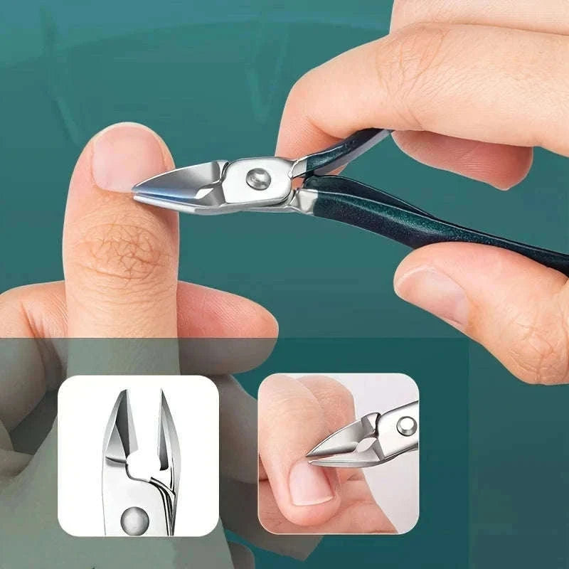 Stainless Steel Nail Kit for Manicures, Pedicures, and Grooming-SET086-18pcs set