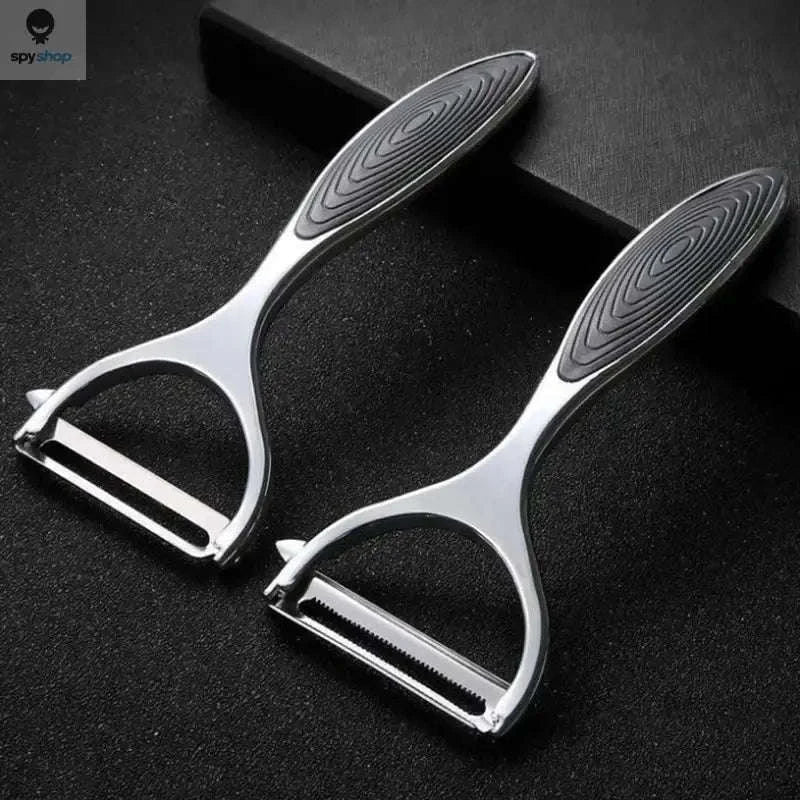 Stainless Steel Peeler – Multi‑Function Tool for Easy Food Prep-1pc black B
