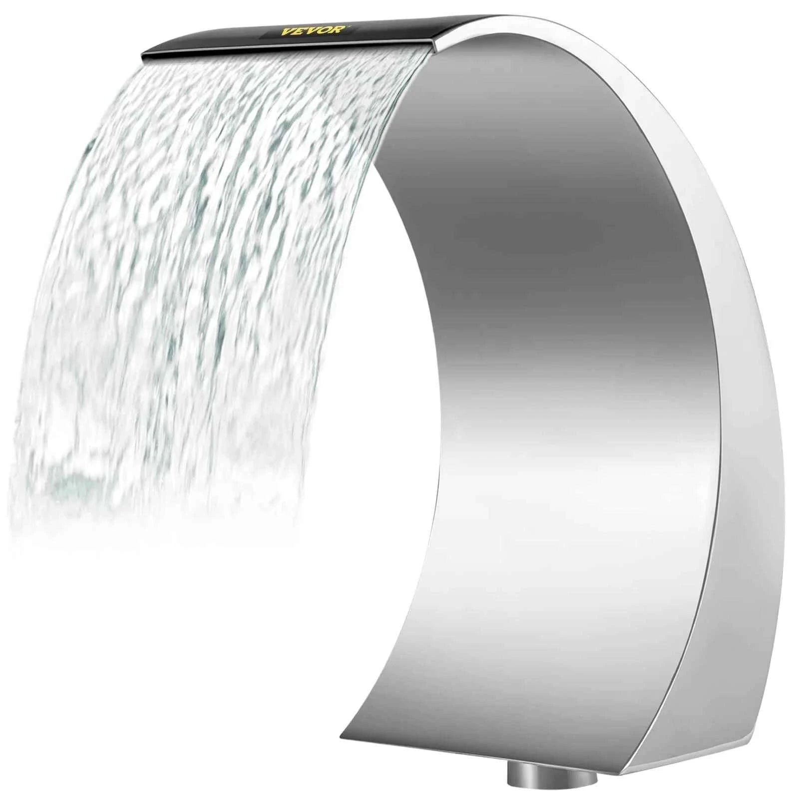 Stainless Steel Pool Fountain 17.7 x 11.8 x 23.6 Inches-30 x 60 cm / United States