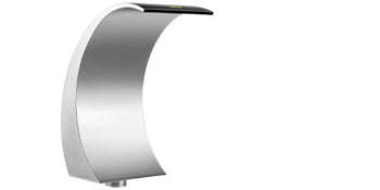 Stainless Steel Pool Fountain 17.7 x 11.8 x 23.6 Inches-30 x 60 cm / United States