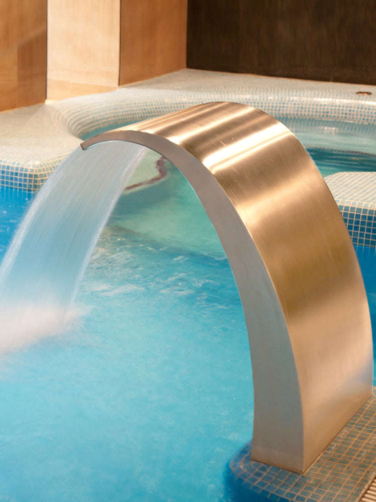 Stainless Steel Pool Fountain 17.7 x 11.8 x 23.6 Inches-30 x 60 cm / United States