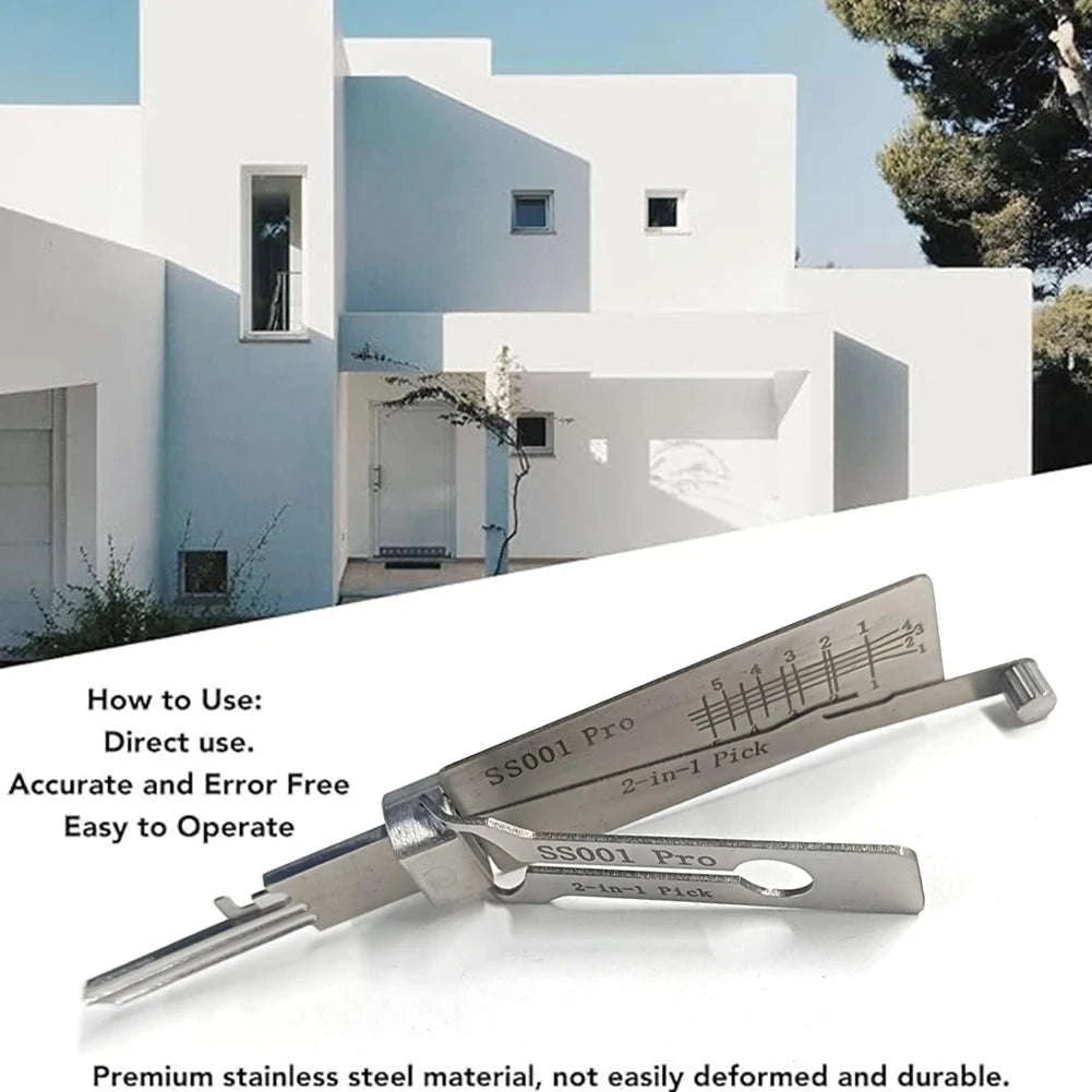 Stainless Steel Precision Tool SS001 O‑Ring Pickup & Hook Decoder Kit-1pcs