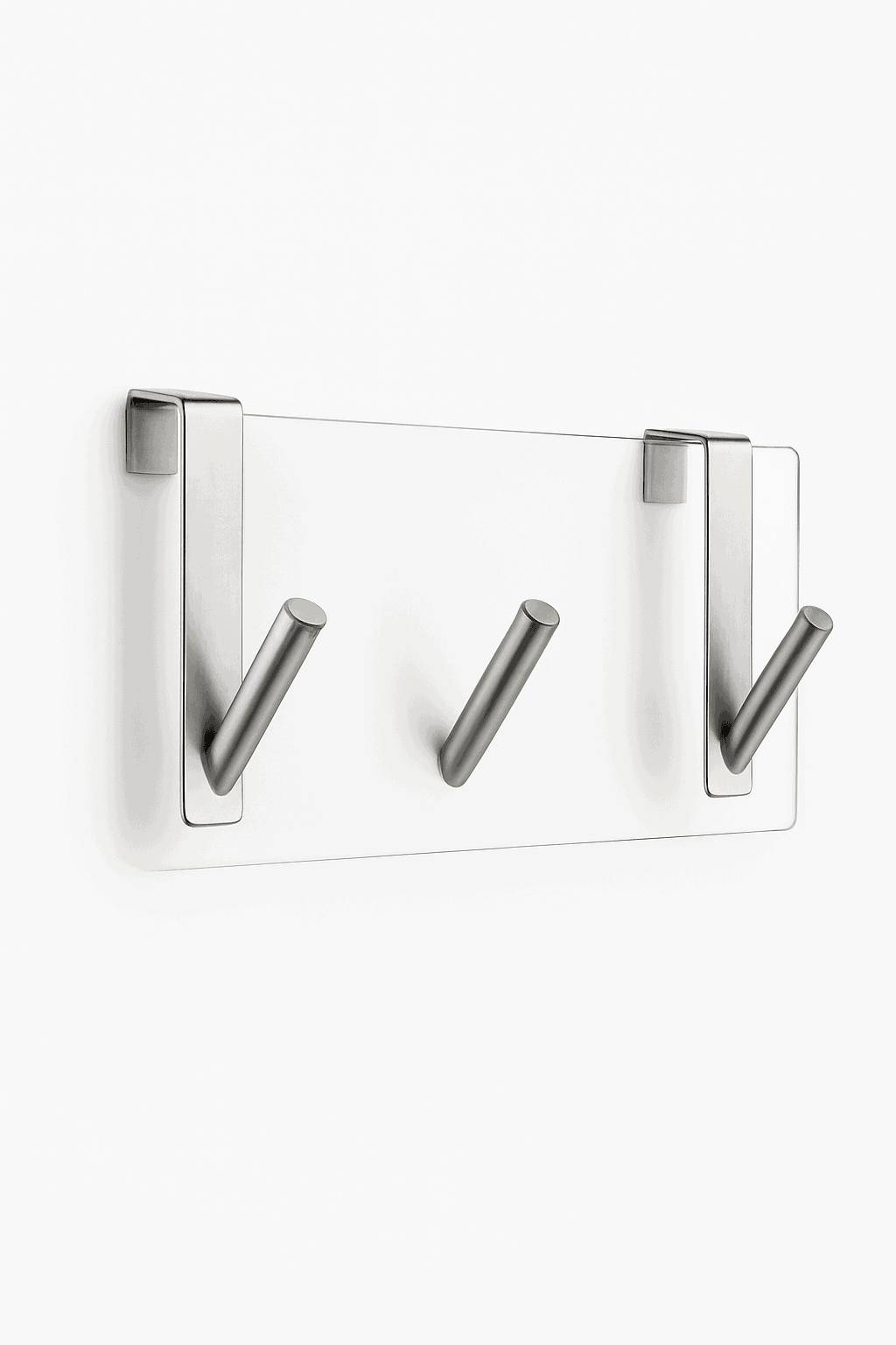 Stainless Steel Shower Door Towel Rack for Bathrooms-black
