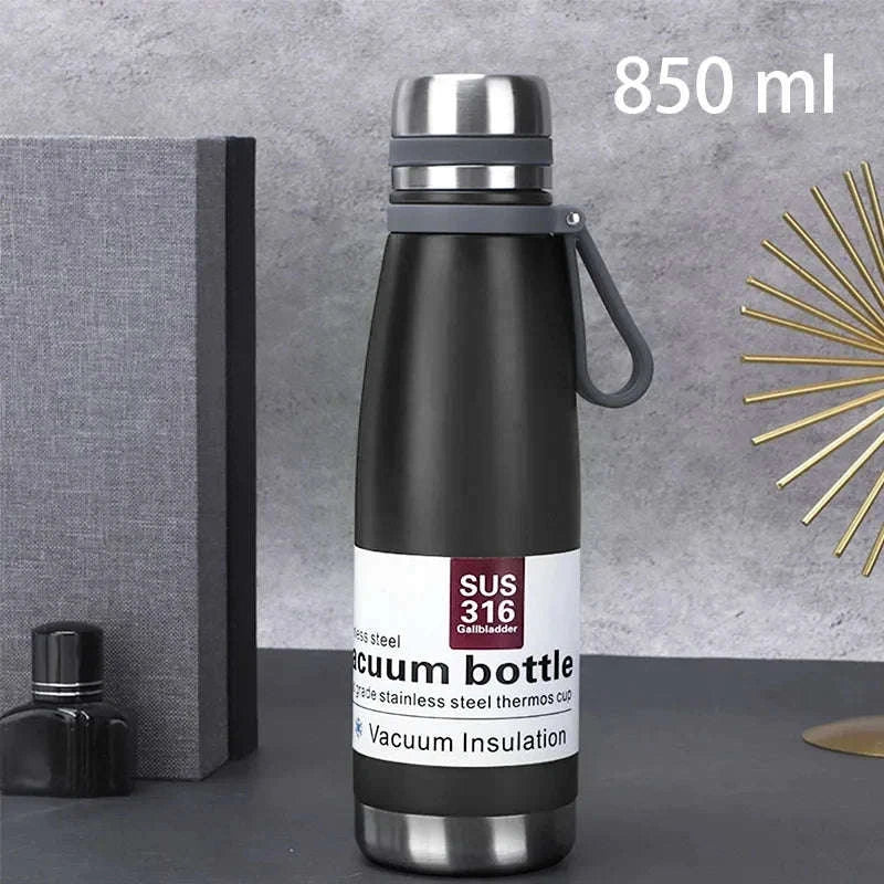 Stainless Steel Thermos Bottle, Large-Capacity Insulated Flask-1500ml yellow
