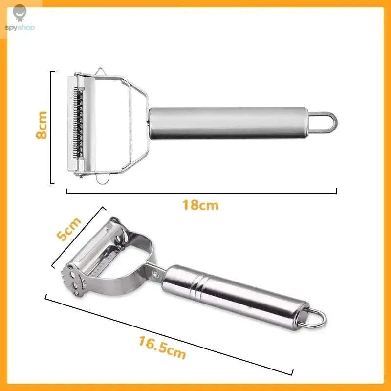 Stainless Steel Vegetable Peeler-2in1