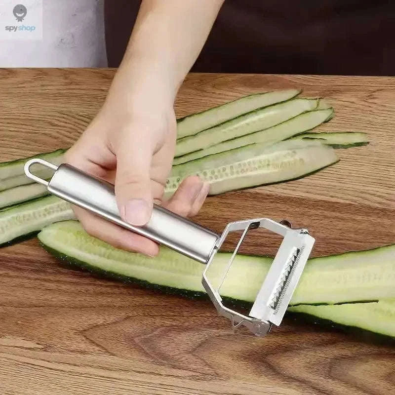 Stainless Steel Vegetable Peeler with Julienne Blade-2in1