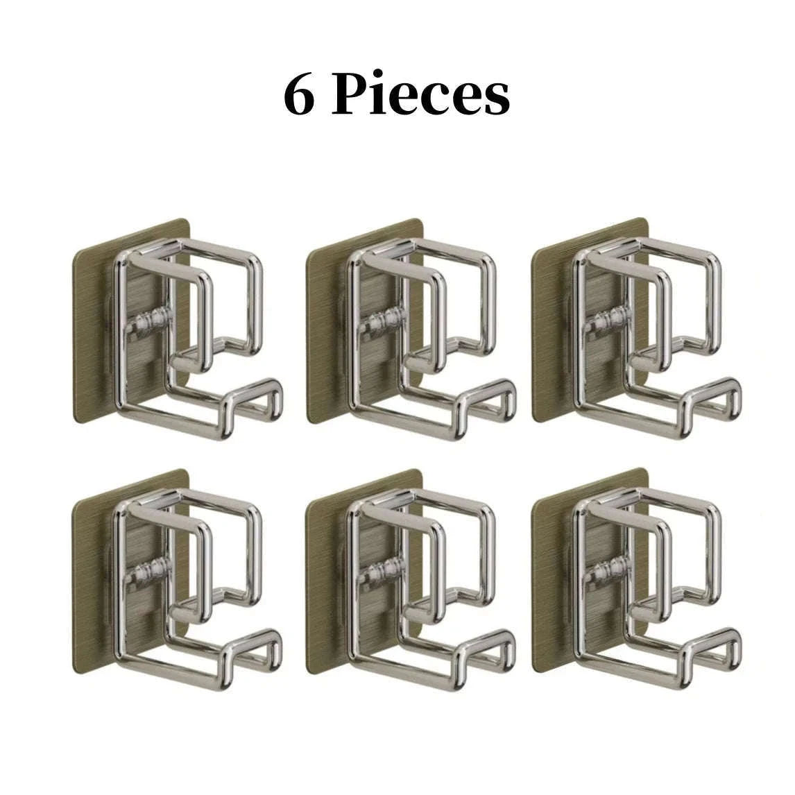 Stainless Steel Washbasin Hook for Tidy Sink Storage-6 Pieces