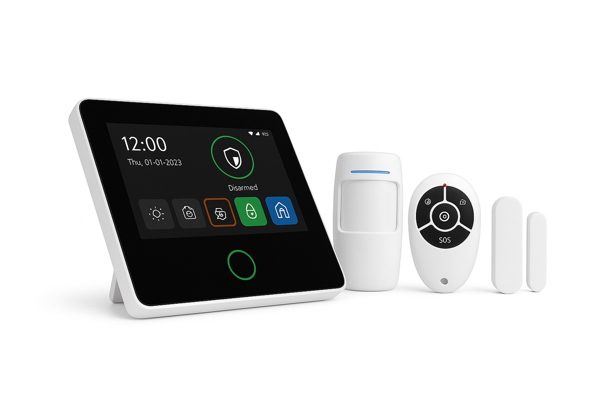 Staniot 4G chytrý domácí alarm systém WiFi Tuya bezdrátová domácí ochrana sadu, senzor dveří a oken, pohybový senzor, protiblokový alarm