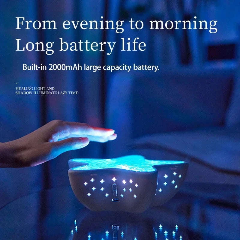 Starfish LED Night Light Rechargeable Ocean Wave Projector-Starfish Lamp / China Mainland