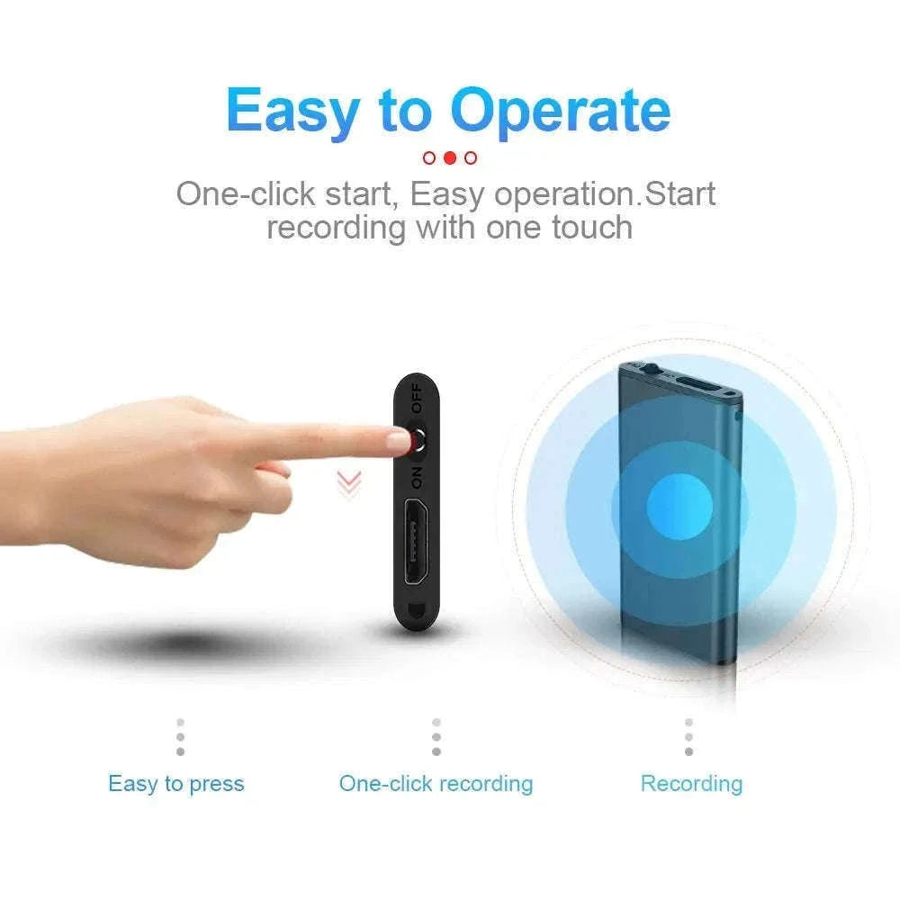 StealthRec Q1 Mini Voice Recorder with Voice Activation-black / 32GB