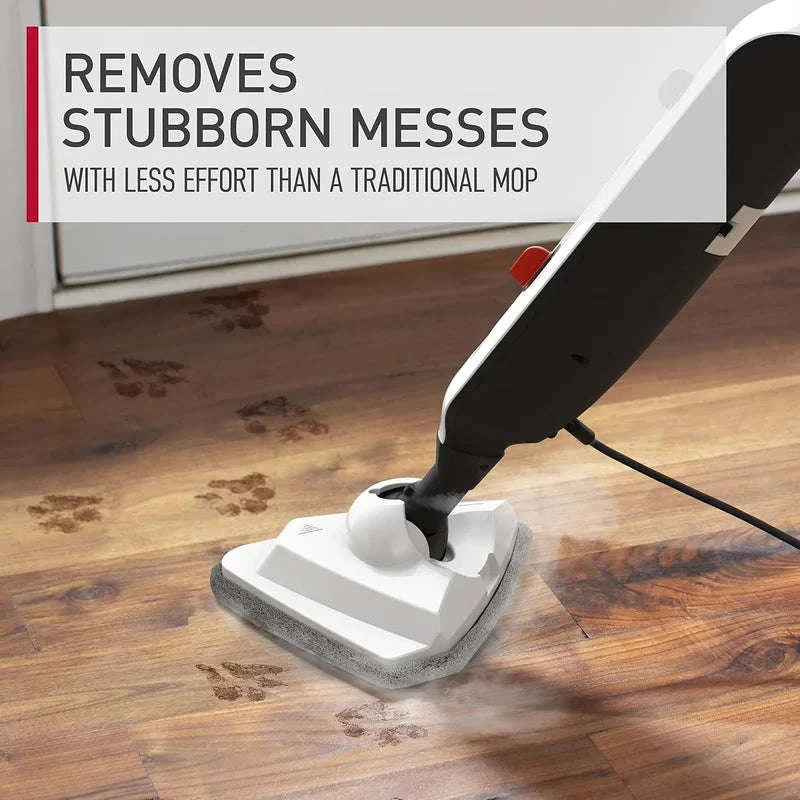 Steam Mop Hard Floor Cleaner White-WHITE / 100V-240V US Plug / United States