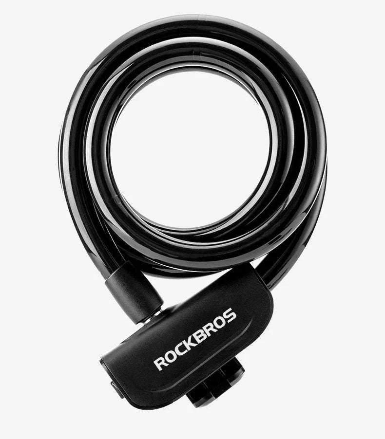 Steel Cable Bike Lock with Keyless Quick Lock-RKS515-OR