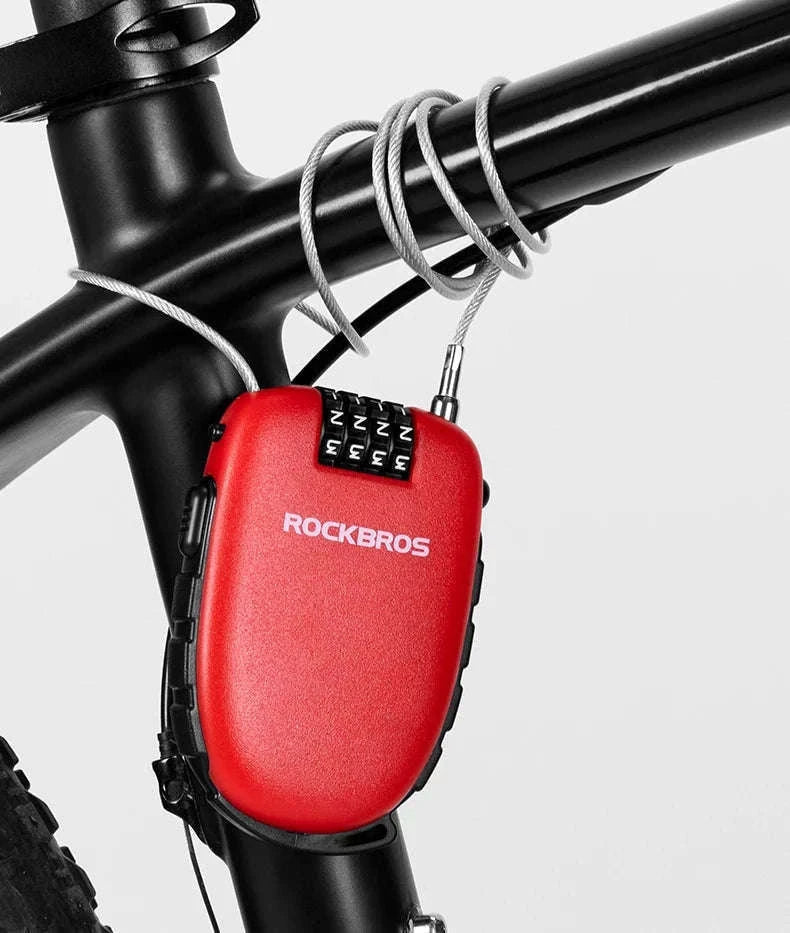 Steel Cable Password Lock for Bike and Helmet-32420981001
