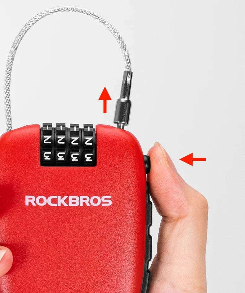 Steel Cable Password Lock for Bike and Helmet-32420981001