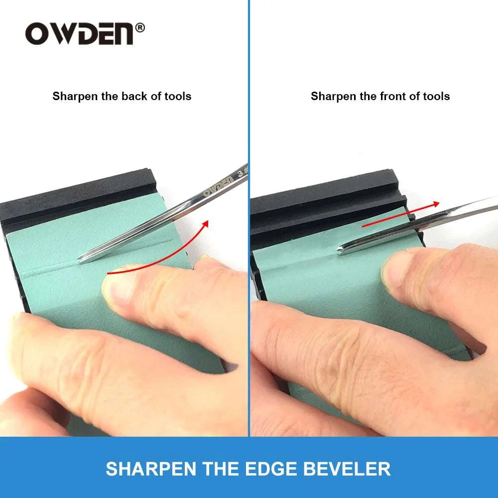 Steel Leather Skiving Tool Sharpener for Wide Blade Knife Edges-Default Title