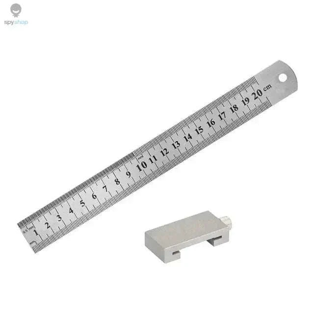 Steel Ruler Positioning Block for Accurate Woodworking-15cm