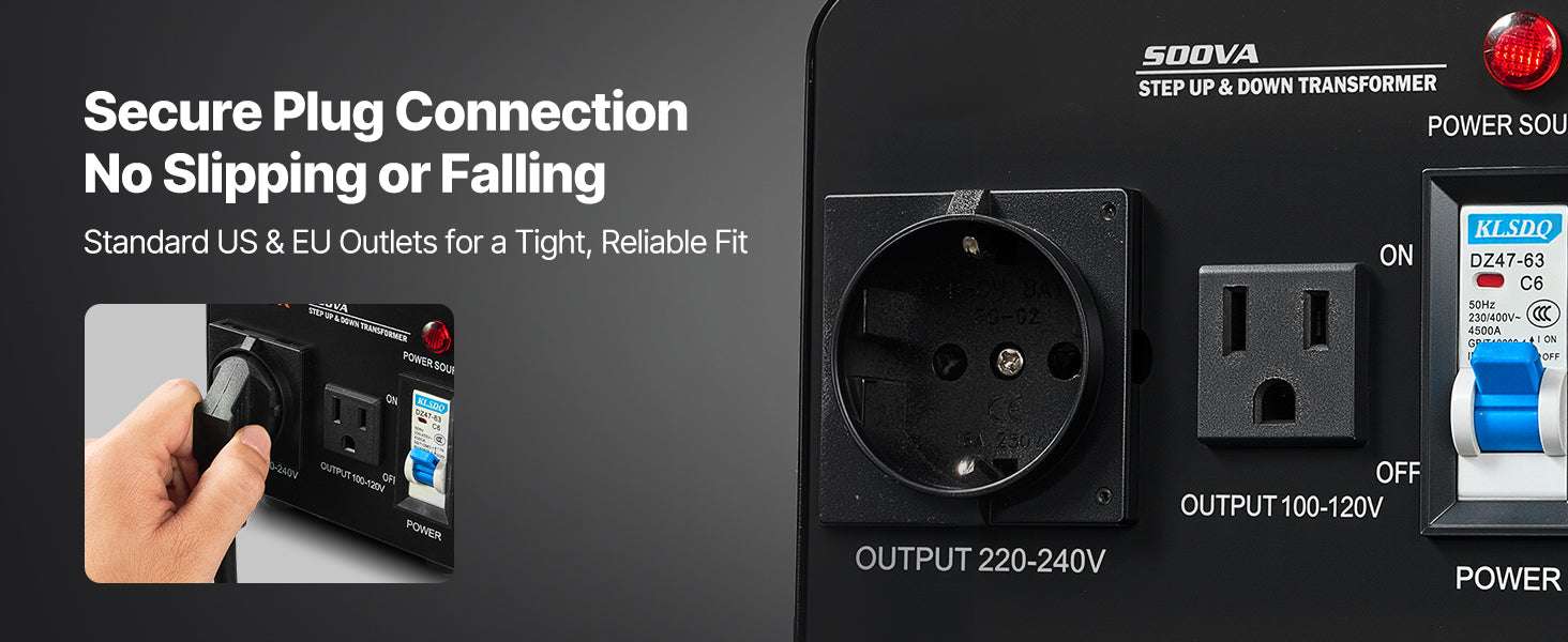 Step Up & Down Voltage Converter Transformer 500–6000VA US/EU-3000VA Automatic / United States