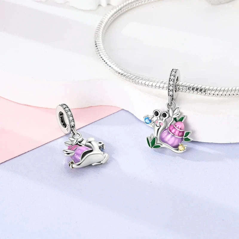 Sterling Silver Firefly, Bee, Butterfly & Hummingbird Charms-KTC191