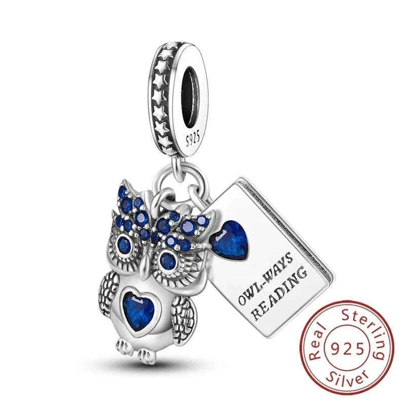 Sterling Silver Firefly, Bee, Butterfly & Hummingbird Charms-KTC191