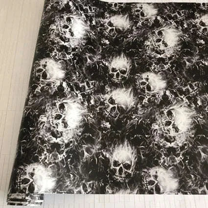 Sticker Bomb Skull Vinyl Wrap Film for Cars, Bikes & Motorcycles-Option 13 / 30cm x 152cm