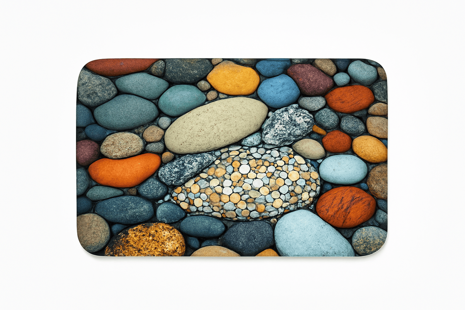 Stone Design Diatomite Bath Mat Quick Dry Non-Slip-10 / 50cmx80cm