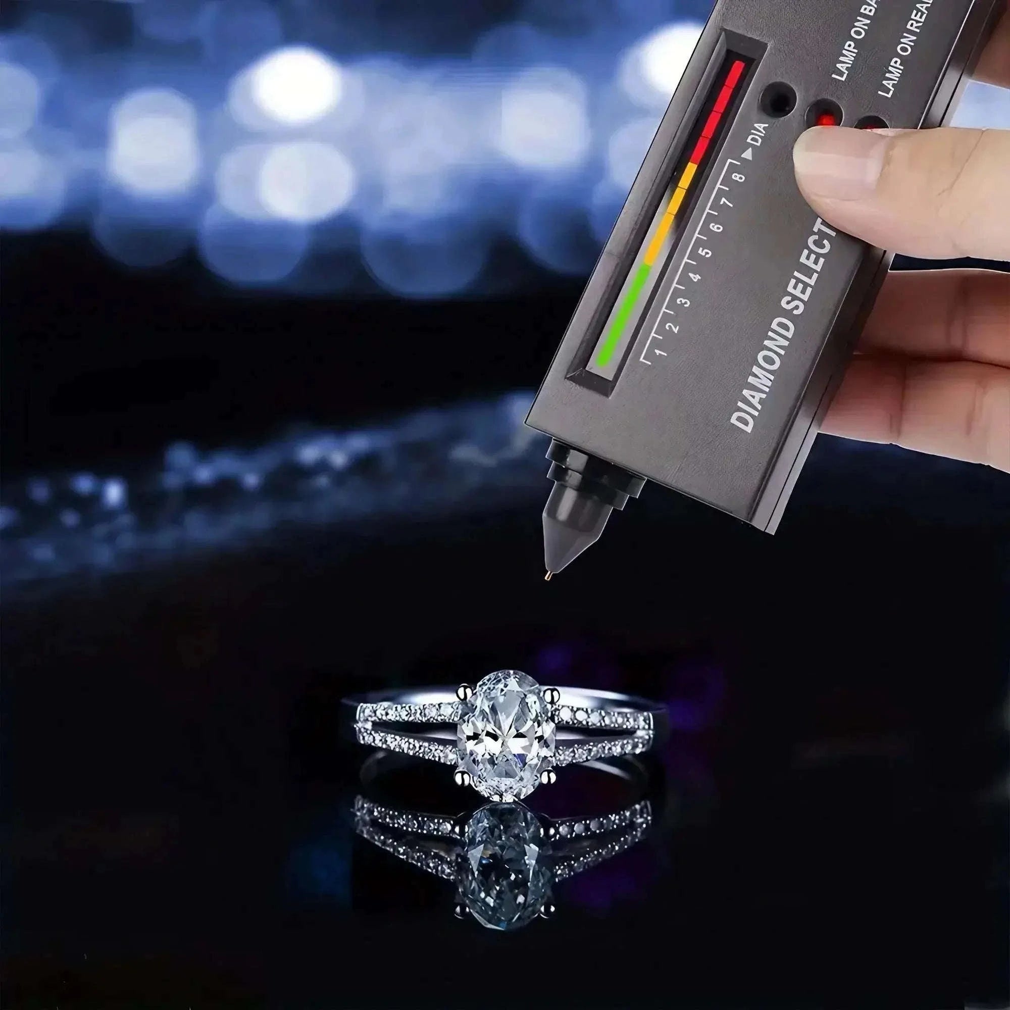 STONEGO Diamond Tester Pen – Fast Thermal Conductivity Gem Verification-black