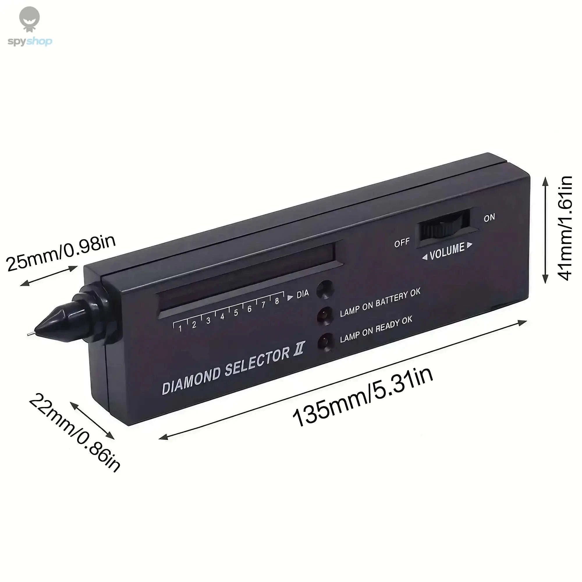 STONEGO Diamond Tester Pen – Fast Thermal Conductivity Gem Verification-black