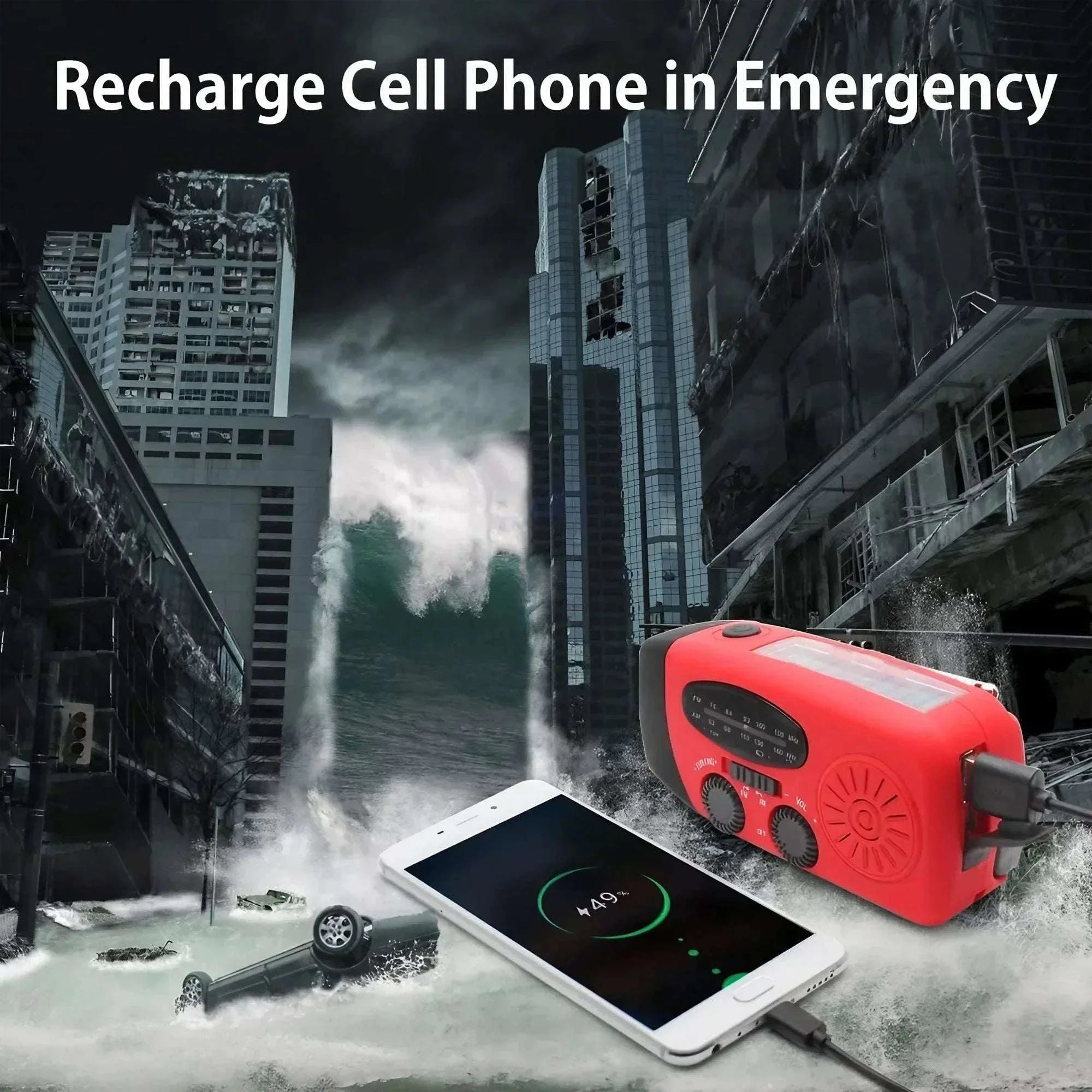 STONEGO Multifunctional Emergency Radio-Default Title