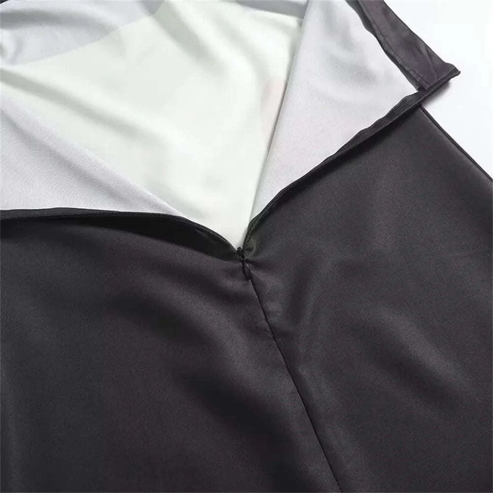 Strapless Printed Maxi Dress-green / L / CHINA