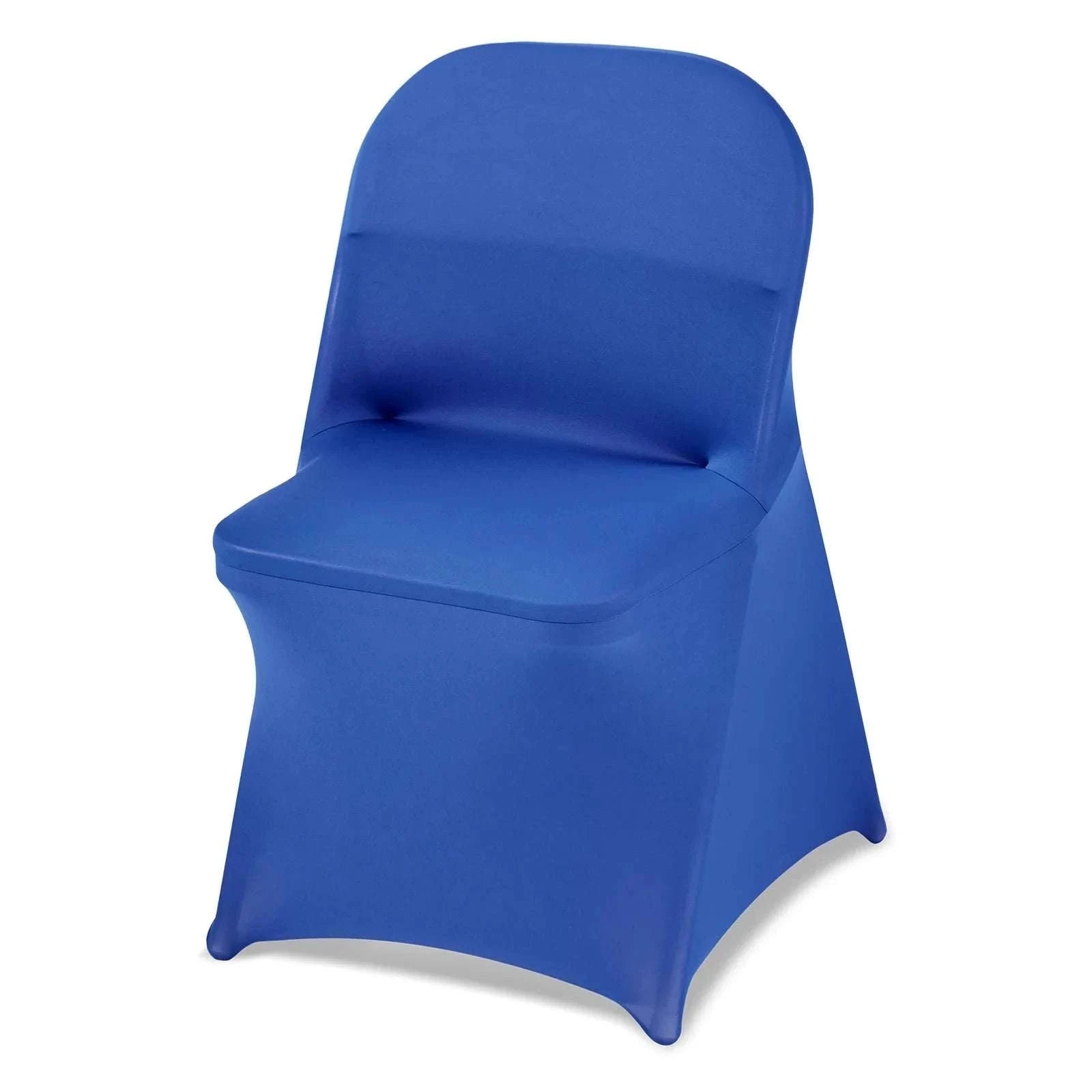 Stretch Chair Covers for Events – Polyester Spandex Slipcovers Set-United States / Blue