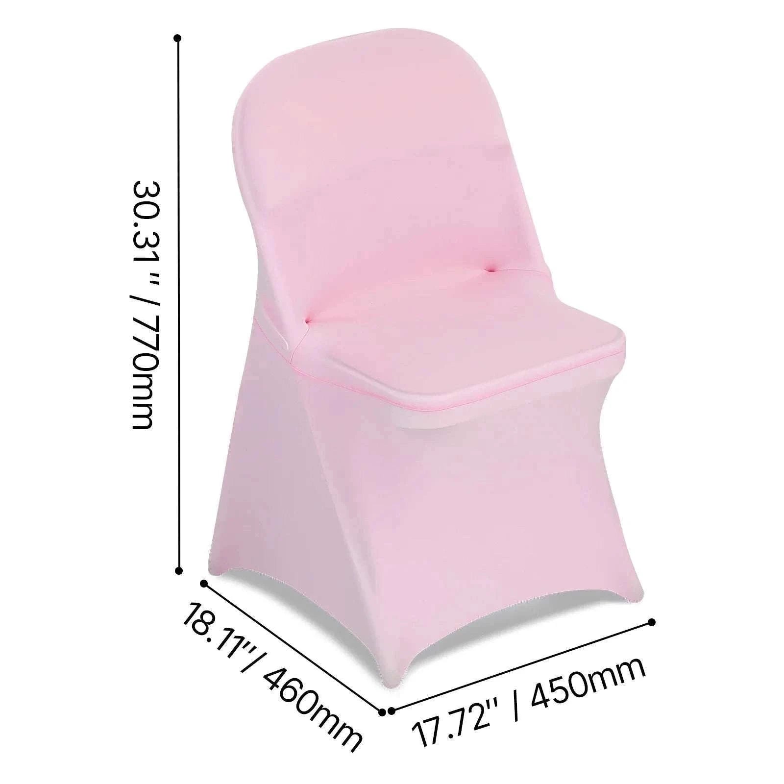 Stretch Chair Covers for Events – Polyester Spandex Slipcovers Set-United States / Blue