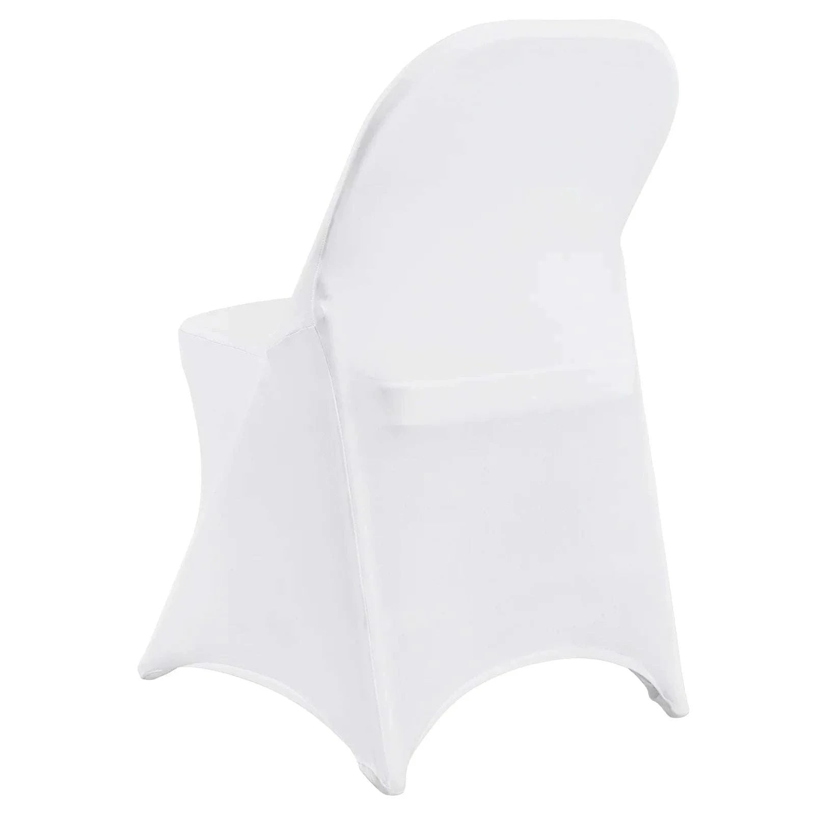 Stretch Spandex Chair Covers (50 Pack) for Weddings & Events-United States / 30 / ivory white