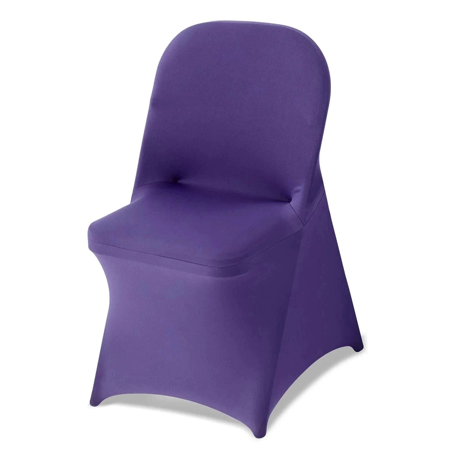 Stretch Spandex Chair Covers for Events & Dining Chairs (Set)-United States / Pink